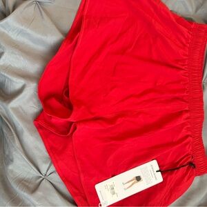 ALO Yoga classic  Red Athletic stride  Shorts size medium